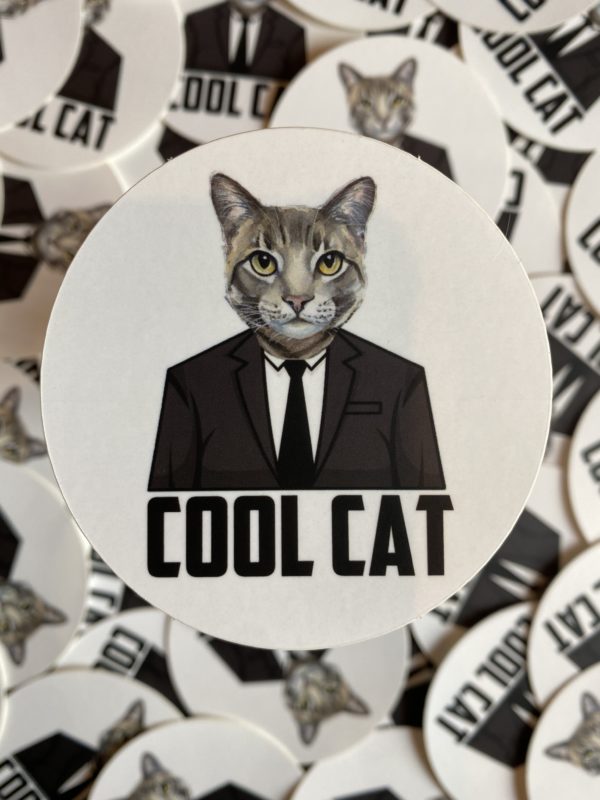 Cool Cat - Sticker designed by BARK.